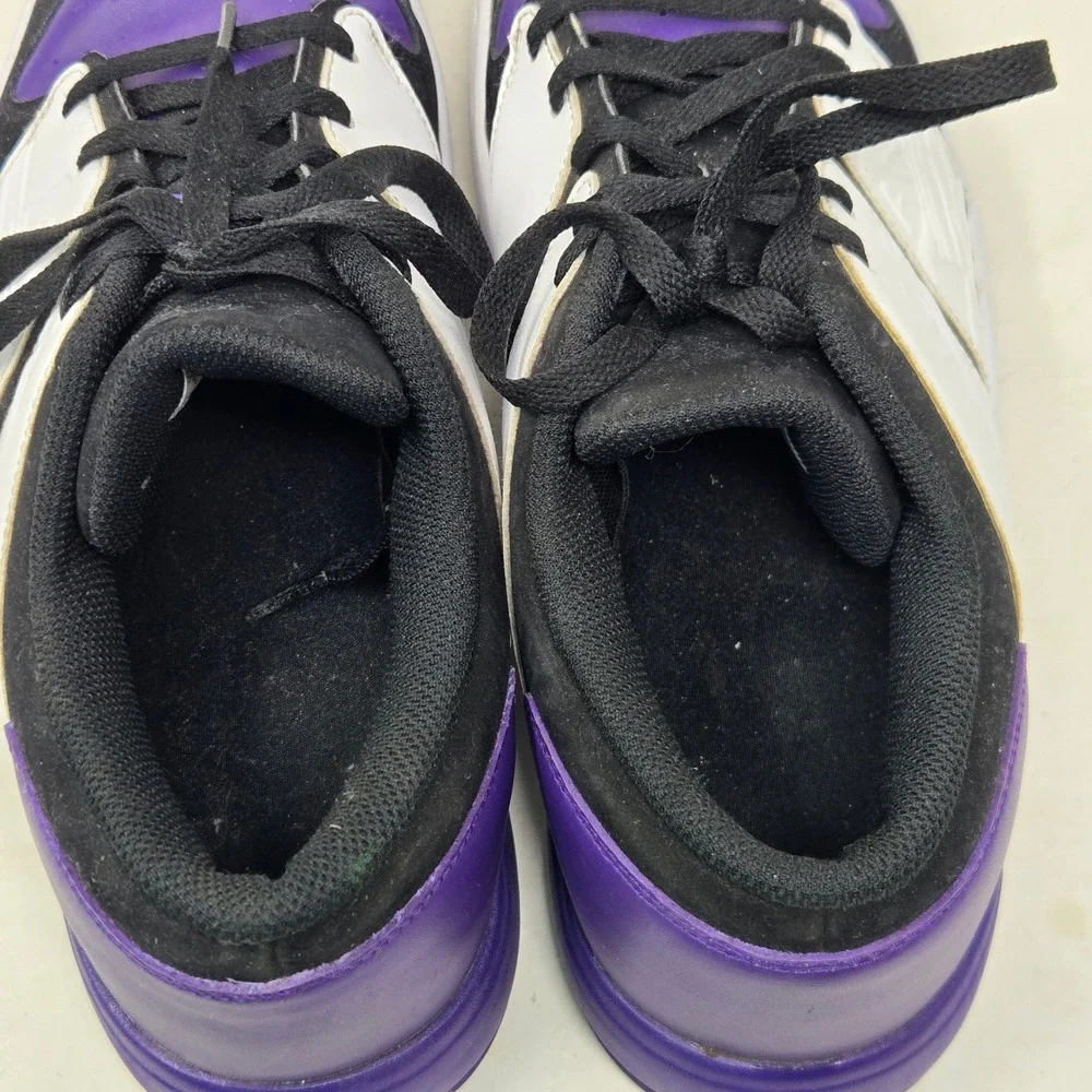 Jordan Nu Retro 1 Low Court Purple‎ Black White DV5141-105 Mens Size 10